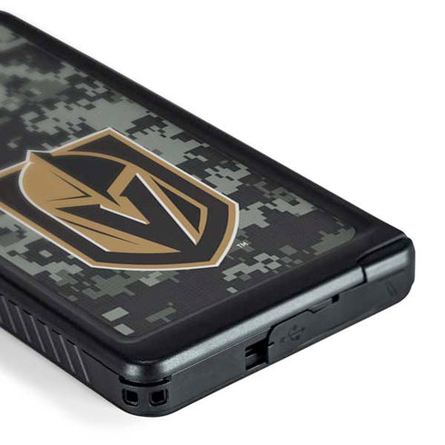 NHL Vegas Golden Knights Camo Galaxy S24 Ultra Waterproof Case