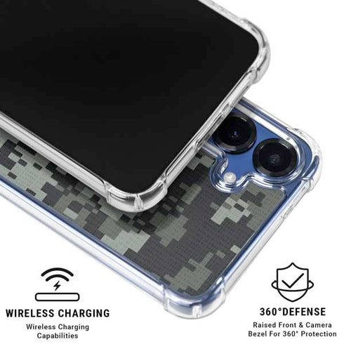 NHL Vegas Golden Knights Camo Galaxy S25 Clear Case
