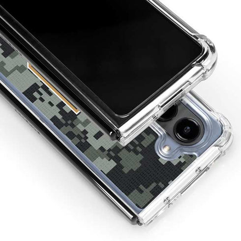 NHL Vegas Golden Knights Camo Galaxy Z Fold5 5G Clear Case