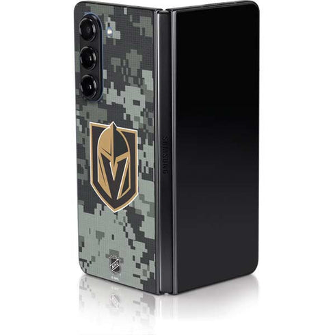 NHL Vegas Golden Knights Camo Galaxy Z Fold5 5G Skin