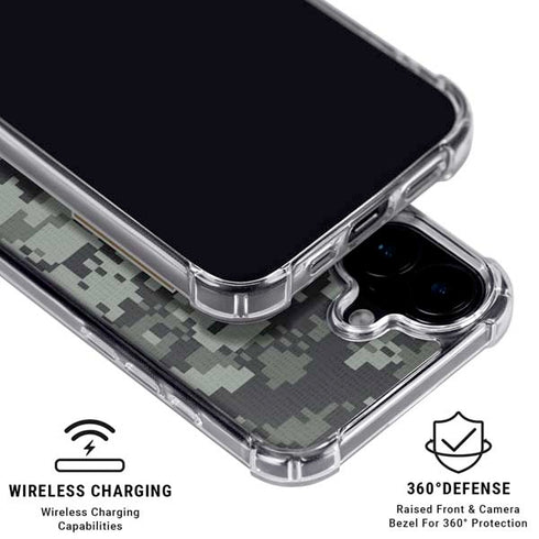 NHL Vegas Golden Knights Camo iPhone 16 Clear Case