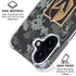 NHL Vegas Golden Knights Camo iPhone 16 Clear Case