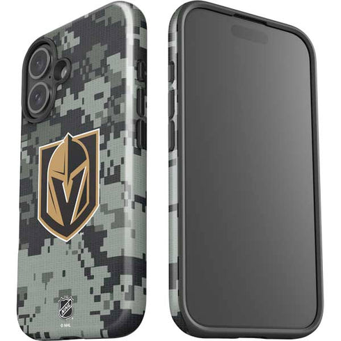 NHL Vegas Golden Knights Camo iPhone 16 Impact Case