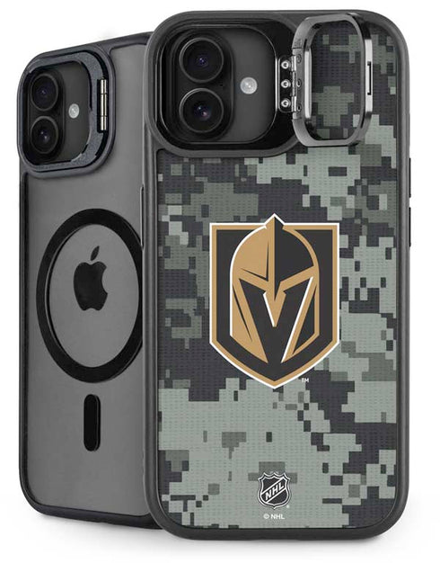 NHL Vegas Golden Knights Camo iPhone 16 Kickstand Case