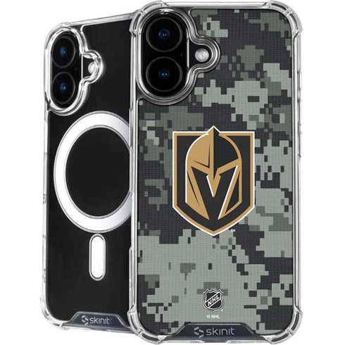 NHL Vegas Golden Knights Camo iPhone 16 MagSafe Case