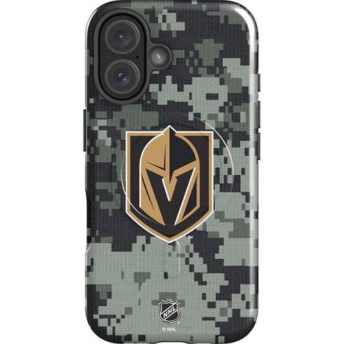 NHL Vegas Golden Knights Camo iPhone 16 Magsafe Impact Case