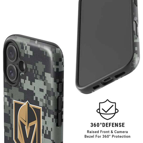 NHL Vegas Golden Knights Camo iPhone 16 Magsafe Impact Case