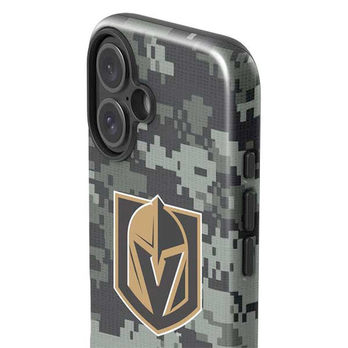 NHL Vegas Golden Knights Camo iPhone 16 Plus Impact Case