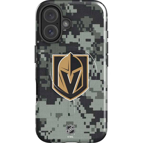 NHL Vegas Golden Knights Camo iPhone 16 Plus Magsafe Impact Case