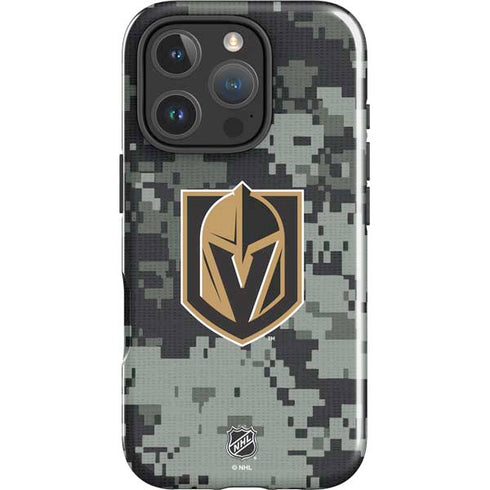NHL Vegas Golden Knights Camo iPhone 16 Pro Impact Case