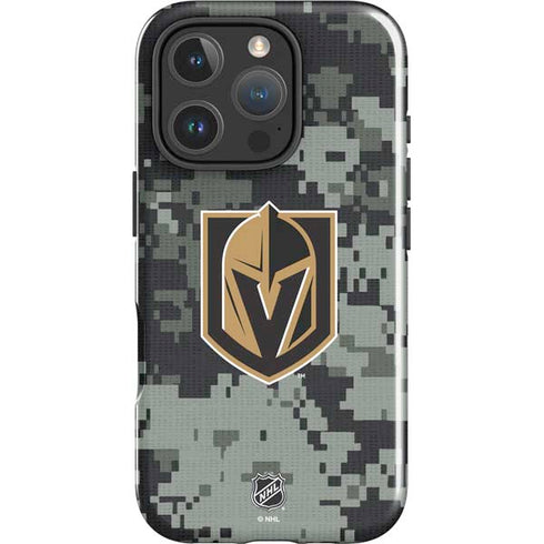 NHL Vegas Golden Knights Camo iPhone 16 Pro Max Impact Case