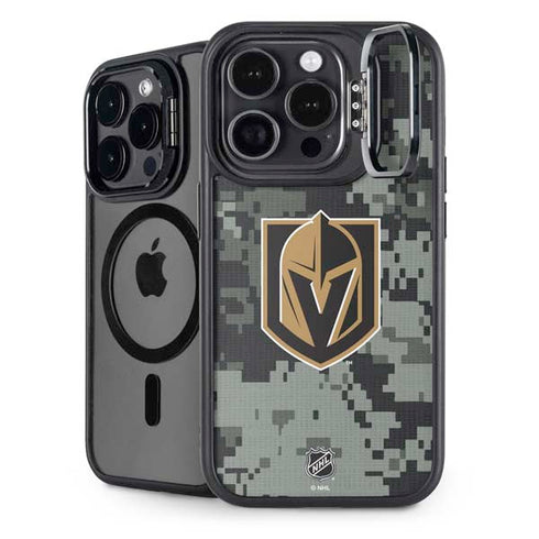 NHL Vegas Golden Knights Camo iPhone 16 Pro Max Kickstand Case