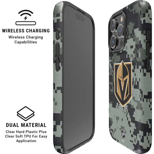 NHL Vegas Golden Knights Camo iPhone 16 Pro Max Magsafe Impact Case