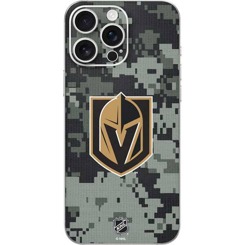 NHL Vegas Golden Knights Camo iPhone 16 Pro Max Skin