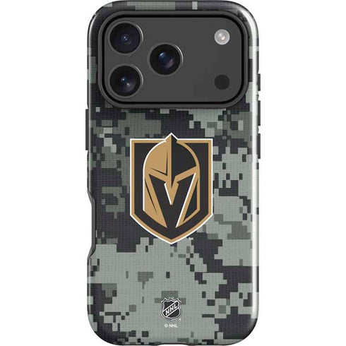 NHL Vegas Golden Knights Camo iPhone 18 Pro Impact Case