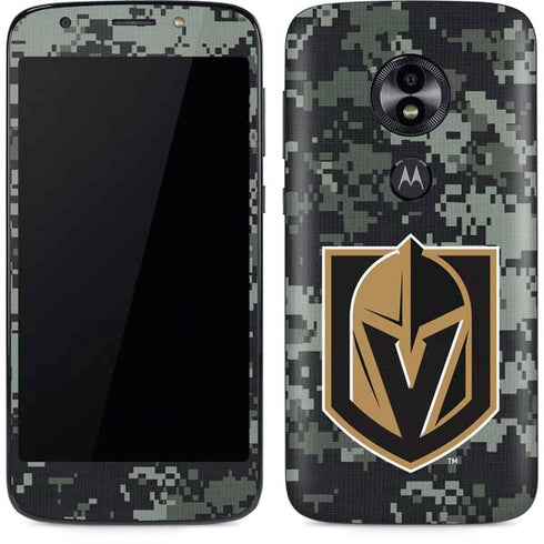 NHL Vegas Golden Knights Camo Moto E5 Play Skin