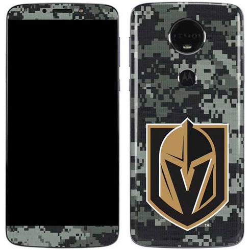 NHL Vegas Golden Knights Camo Moto E5 Plus Skin