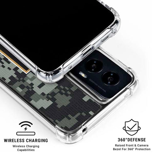 NHL Vegas Golden Knights Camo Moto G Power 5G (2024) Clear Case