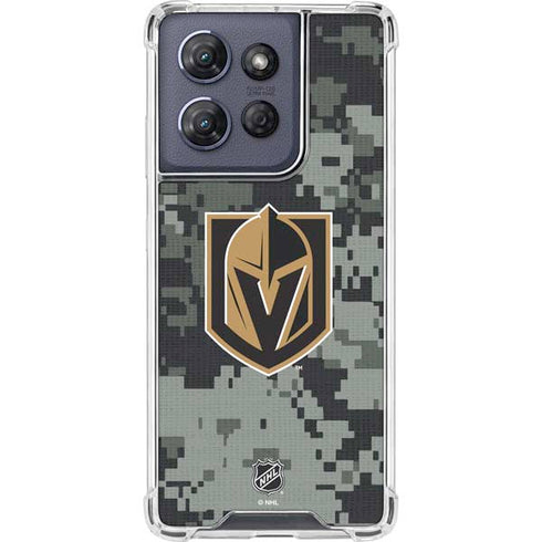NHL Vegas Golden Knights Camo Moto G Power 5G (2025) Clear Case