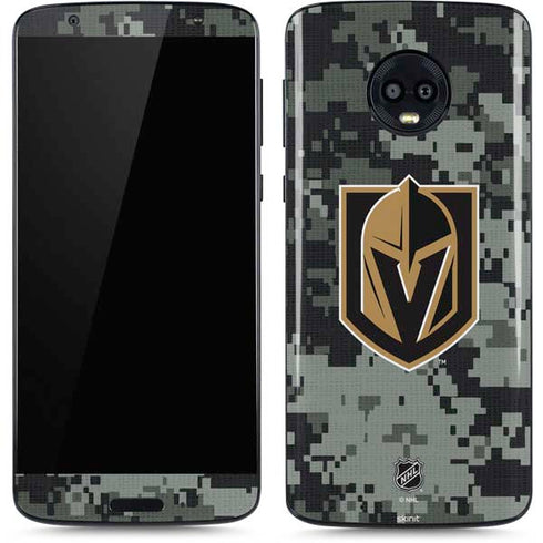 NHL Vegas Golden Knights Camo Moto G6 Skin