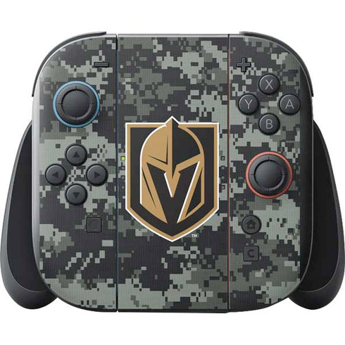 NHL Vegas Golden Knights Camo Nintendo Switch 2 (2025) with Joy-Con Skin