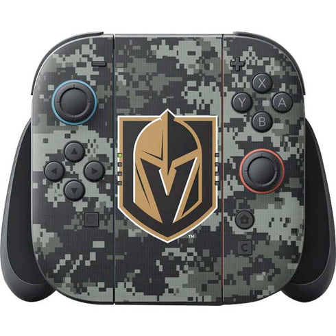 NHL Vegas Golden Knights Camo Nintendo Skins