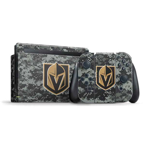 NHL Vegas Golden Knights Camo Nintendo Skins