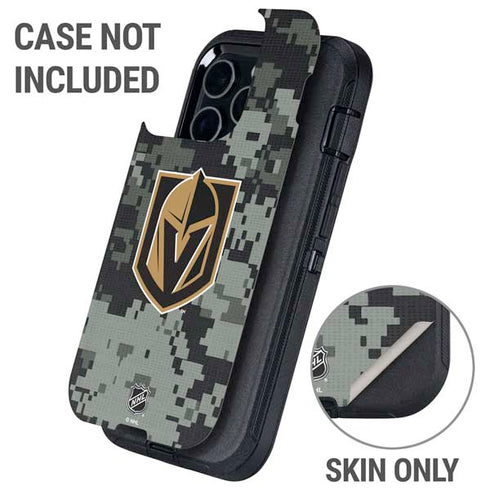 NHL Vegas Golden Knights Camo Otterbox Defender iPhone Skin