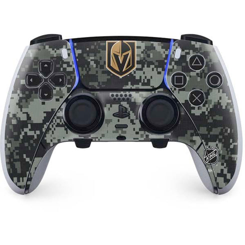 NHL Vegas Golden Knights Camo PS5 DualSense Edge Pro Controller Skin
