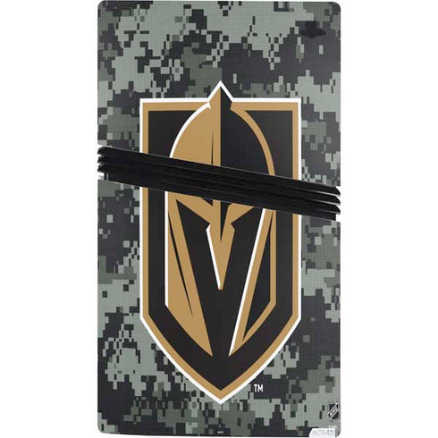 NHL Vegas Golden Knights Camo PS5 Pro Bundle Skin