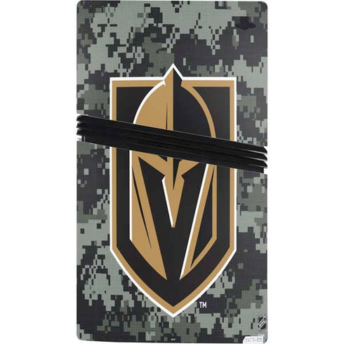 NHL Vegas Golden Knights Camo PS5 Pro Console Skin