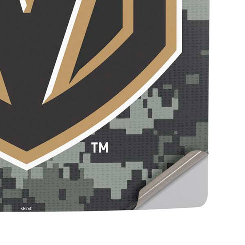 NHL Vegas Golden Knights Camo PS5 Pro Disk Console Skin
