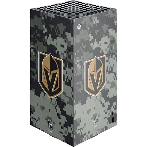 NHL Vegas Golden Knights Camo XBox Series X Digital Edition Console Skin