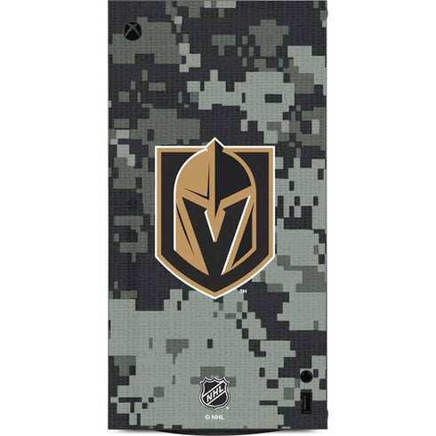 NHL Vegas Golden Knights Camo XBox Series X Digital Edition Console Skin