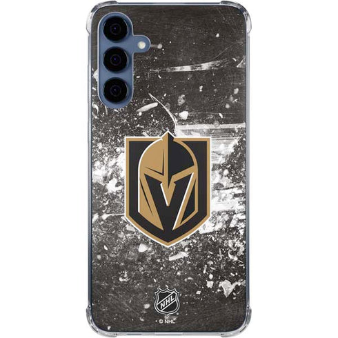 NHL Vegas Golden Knights Frozen Galaxy A55 5G Clear Case