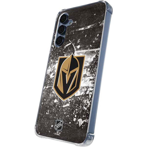 NHL Vegas Golden Knights Frozen Galaxy A55 5G Clear Case