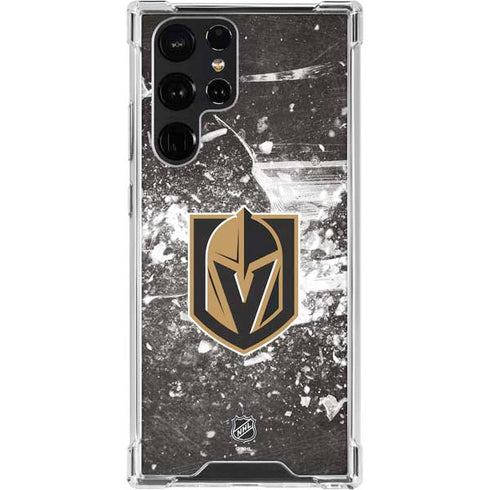 NHL Vegas Golden Knights Frozen Galaxy S23 Ultra Clear Case
