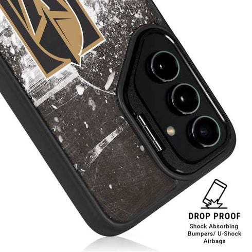 NHL Vegas Golden Knights Frozen Galaxy S24 FE Kickstand Case