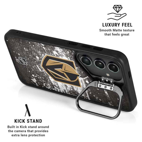 NHL Vegas Golden Knights Frozen Galaxy S25 Kickstand Case