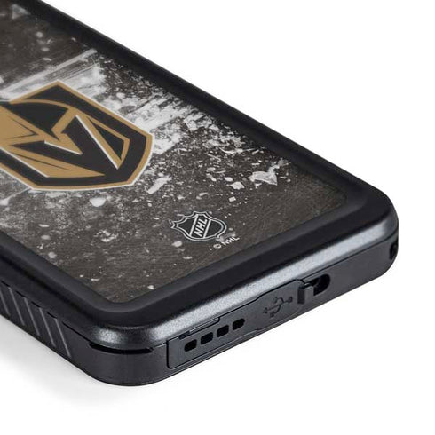 NHL Vegas Golden Knights Frozen Galaxy S24 Plus Waterproof Case
