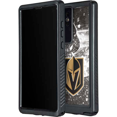 NHL Vegas Golden Knights Frozen Galaxy S24 Ultra Waterproof Case
