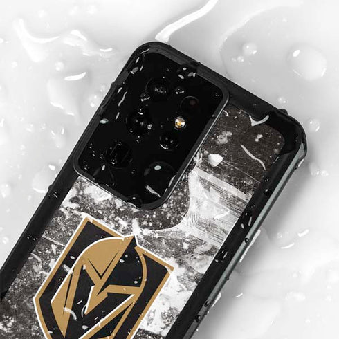 NHL Vegas Golden Knights Frozen Galaxy S24 Ultra Waterproof Case