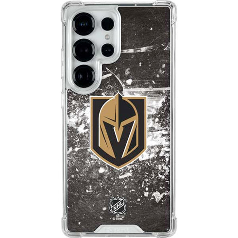 NHL Vegas Golden Knights Frozen Galaxy S25 Ultra Clear Case