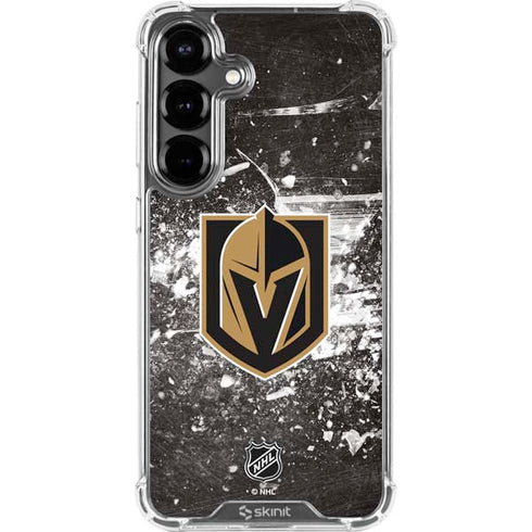 NHL Vegas Golden Knights Frozen Galaxy S26 Clear Case