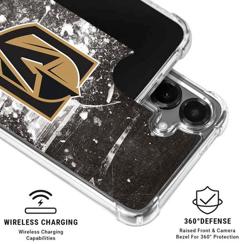 NHL Vegas Golden Knights Frozen Galaxy S26 Plus Clear Case