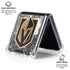 NHL Vegas Golden Knights Frozen Galaxy Z Flip6 Clear Case