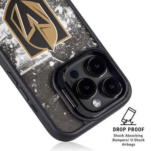 NHL Vegas Golden Knights Frozen iPhone 15 Pro Kickstand Case