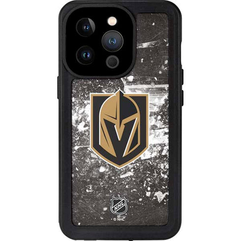 NHL Vegas Golden Knights Frozen iPhone 15 Pro Waterproof Case