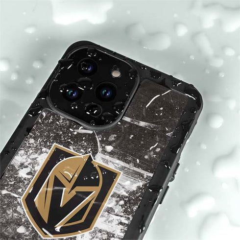 NHL Vegas Golden Knights Frozen iPhone 15 Pro Waterproof Case