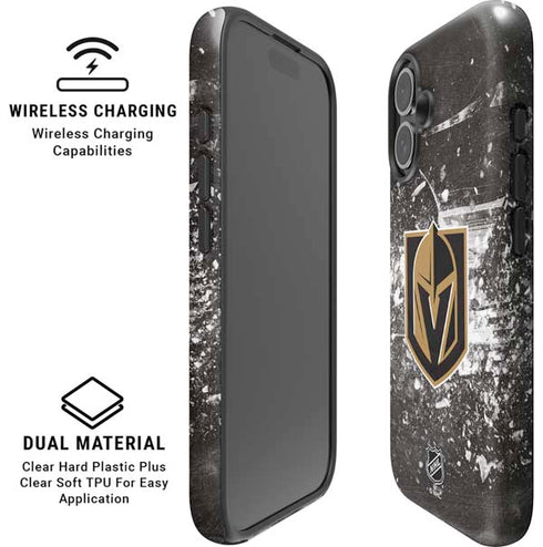 NHL Vegas Golden Knights Frozen iPhone 16 Magsafe Impact Case